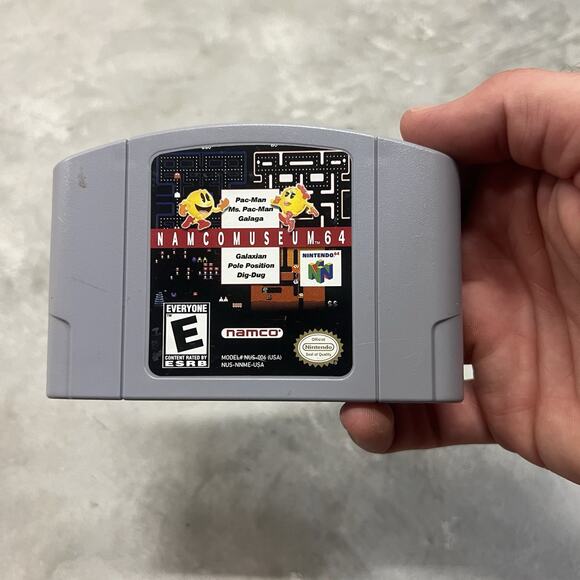 Namco Museum 64 (N64, 1999) Cart Only (N64-11) - Picture 1 of 7